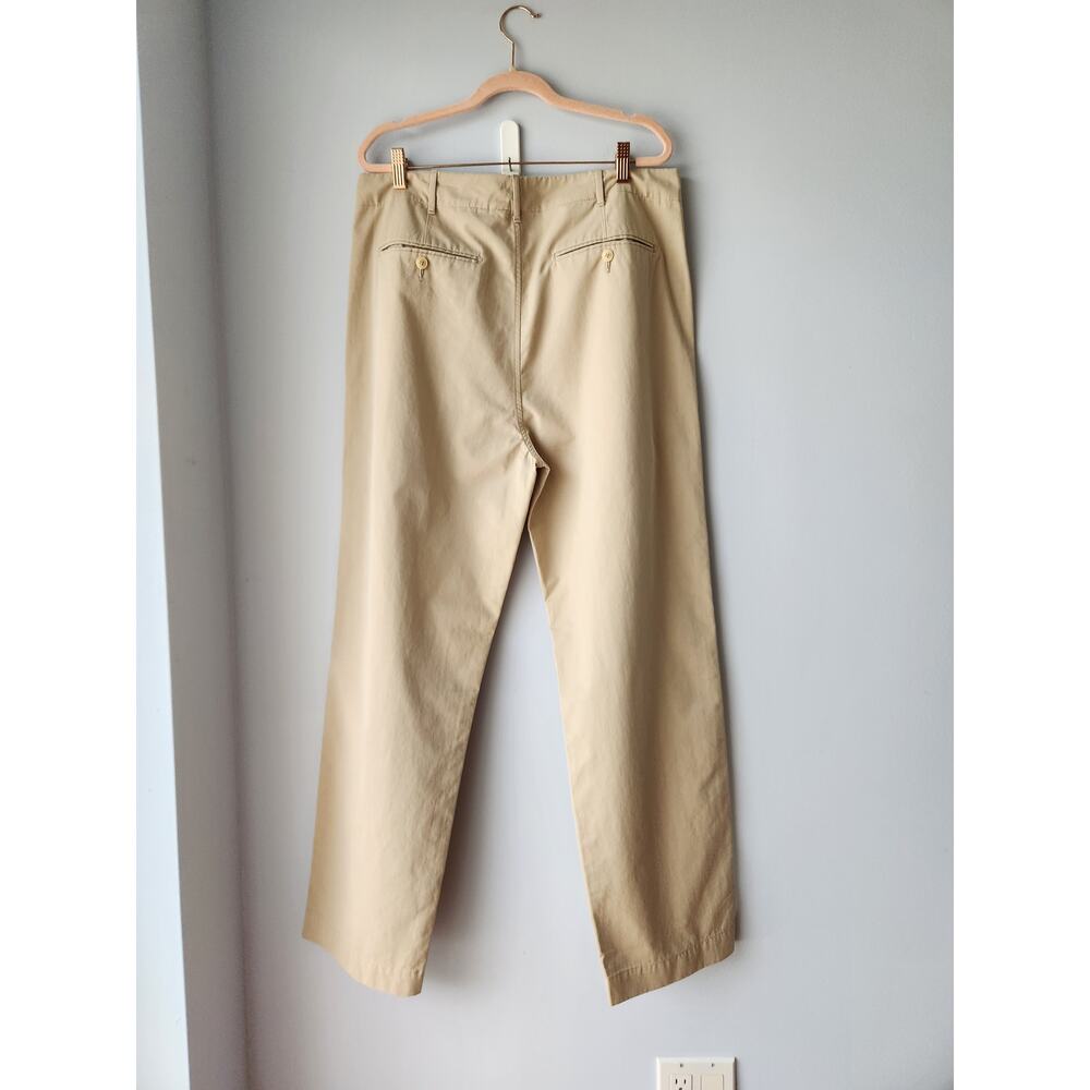 NWT Madewell Pleated Chino Pants in Uniform Twill Beige 33 - Picture 8 of 11